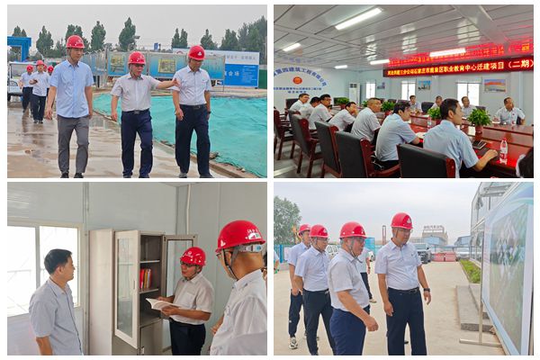 集团纪委到三分公司鹿泉职教中心项目部督导检查“廉洁文化示范点”创建工作